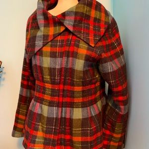 Fall plaid jacket